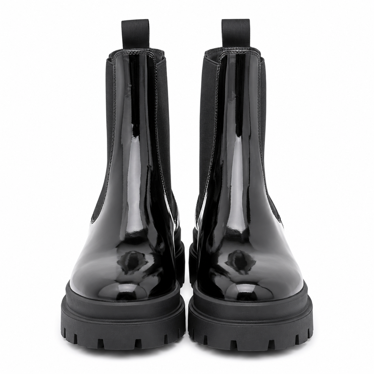 Patent Chelsea Boots