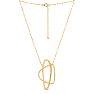 Geometric Lines Pendant Necklace