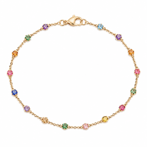 Sparkling Confetti Gemstone Bracelet