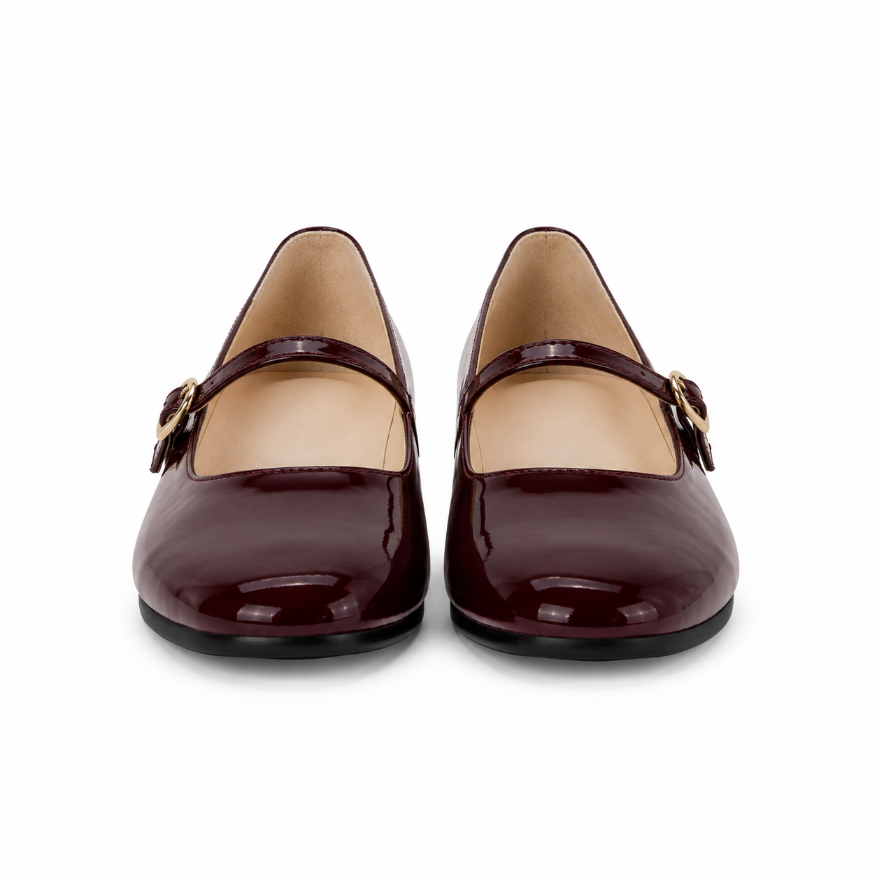 Glossy Patent Mary Jane Flats