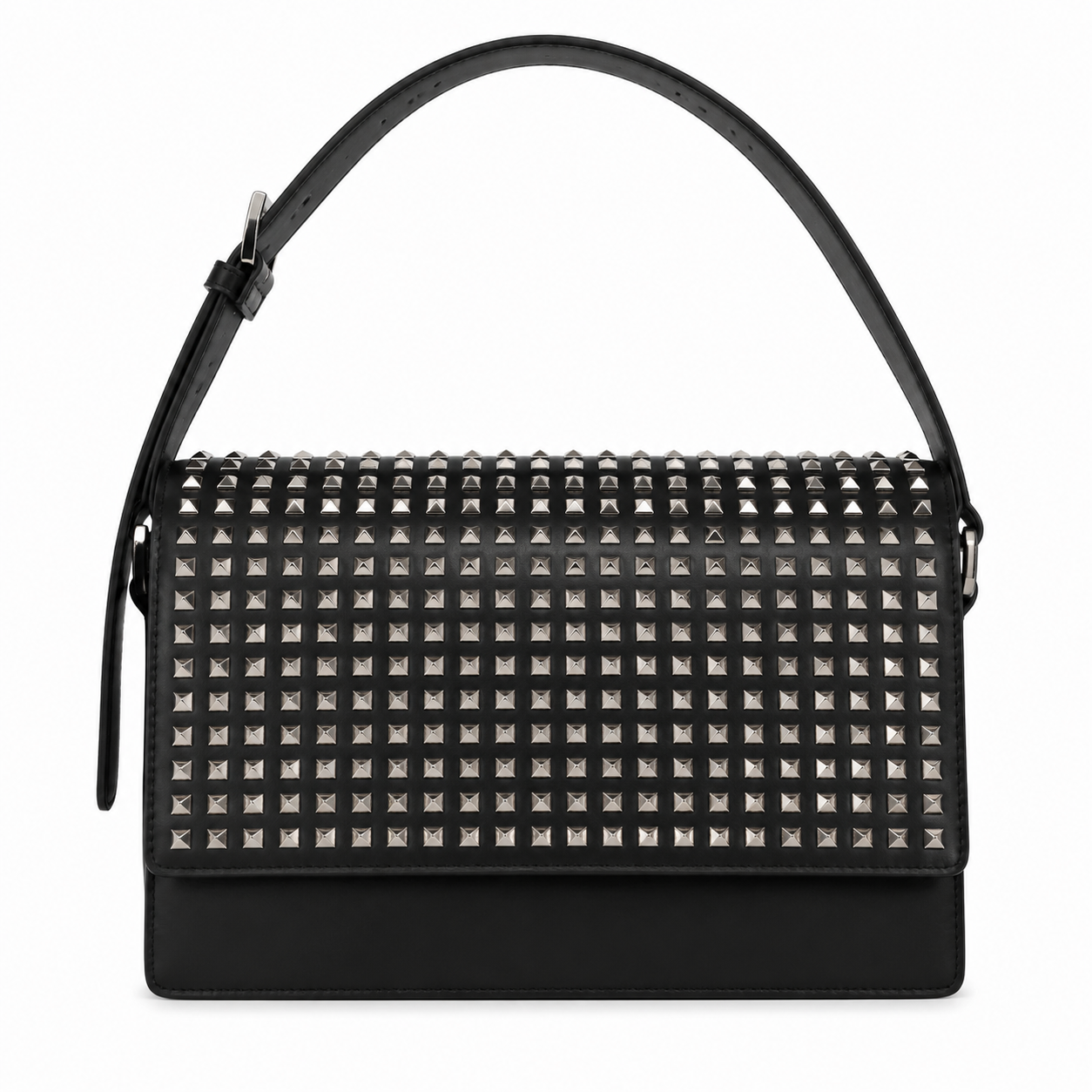 Metal Studded Shoulder Bag