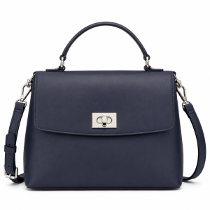 Metal Clasp Handbag