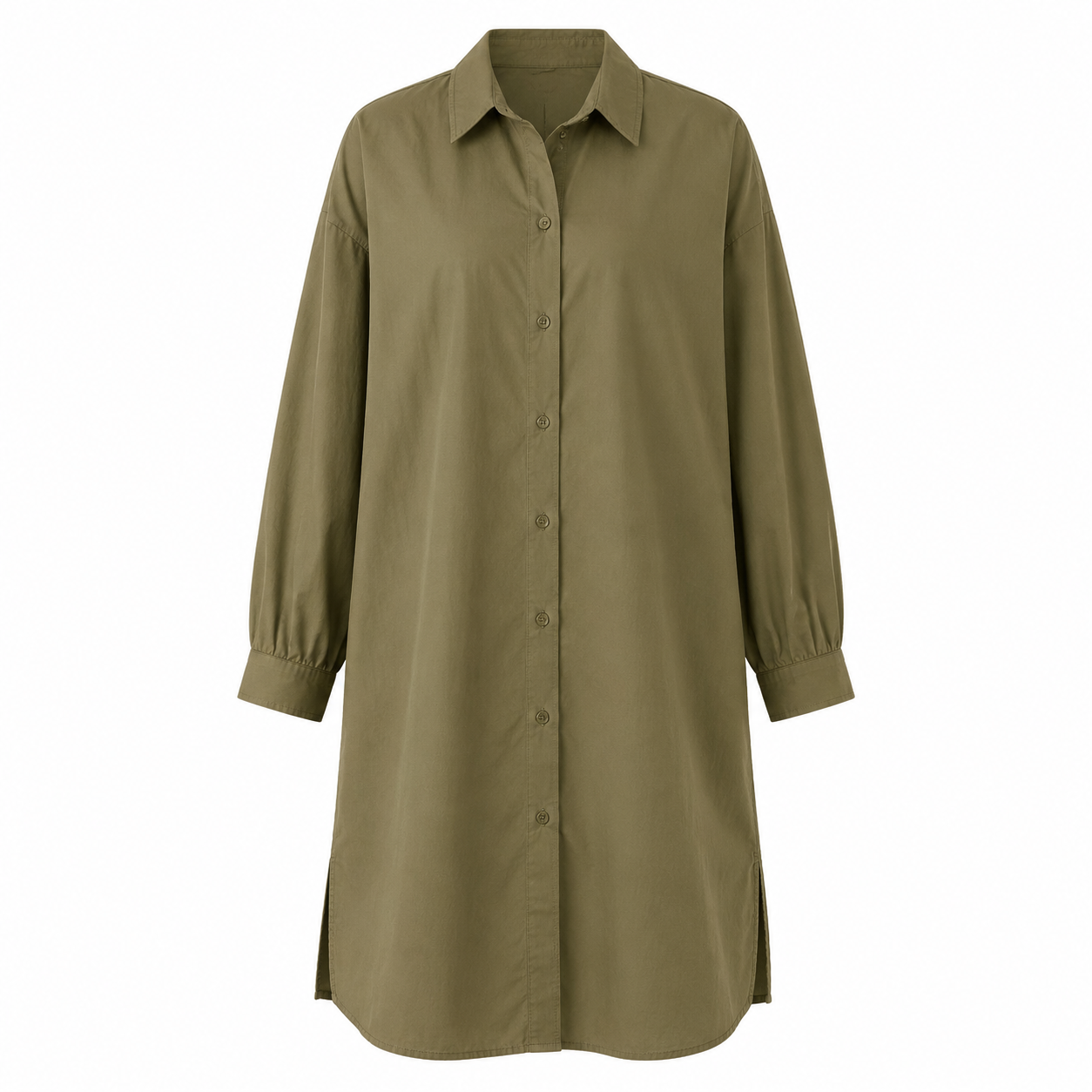 Casual Oversized Shirt Dress