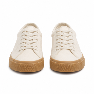 Retro Canvas Lace-Up Low-Top Sneakers